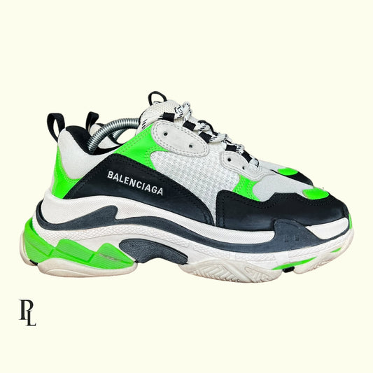 Balenciaga Triple S Green/White/Black - UK7/EU41