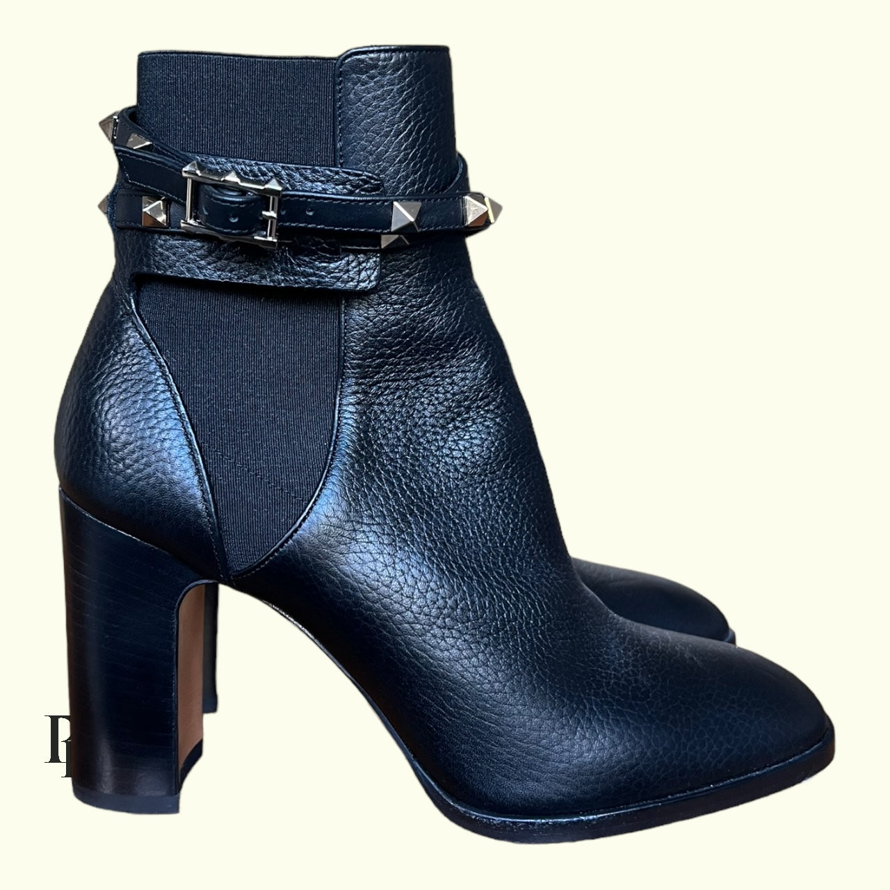 Valentino Giavanni Black Ankle Boots - Size EU38/UK5