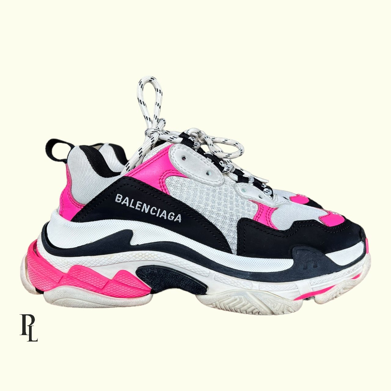 Balenciaga Triple S Pink/White/Black - UK5/EU38