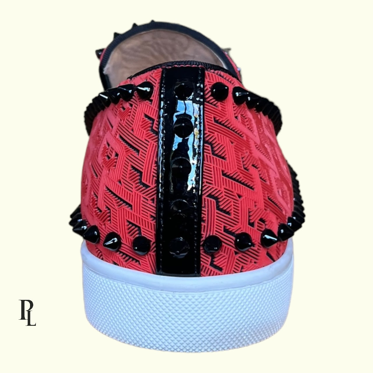 Christian Louboutin Red Loafers - Size UK8/EU42