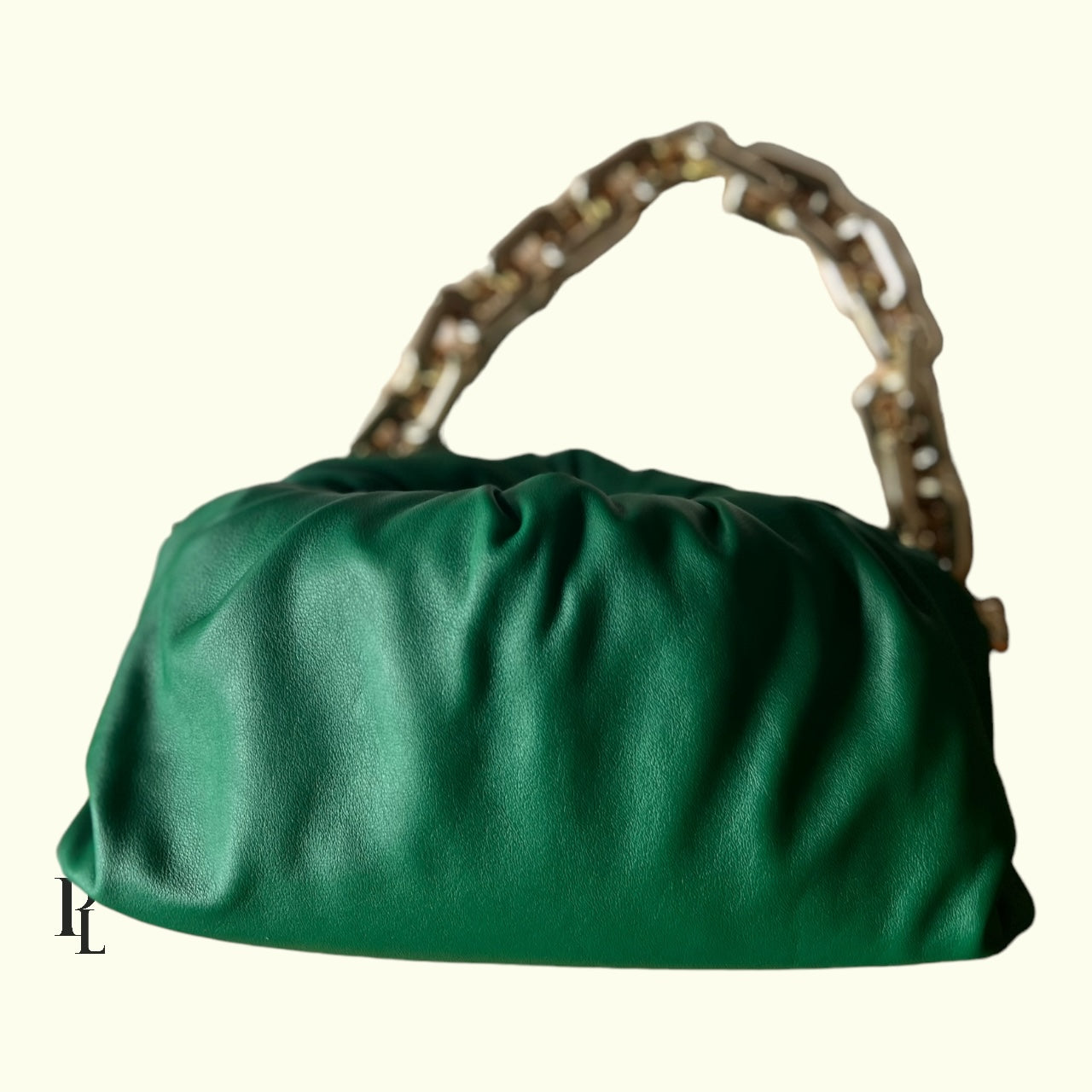 Bottega Veneta Pouch Chain Bag Green