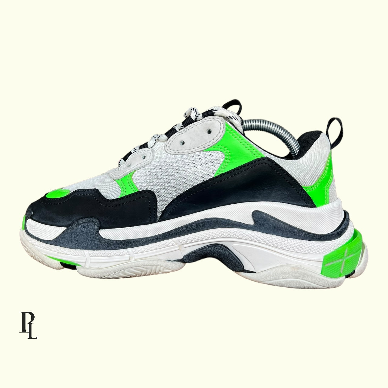 Balenciaga Triple S Green/White/Black - UK7/EU41