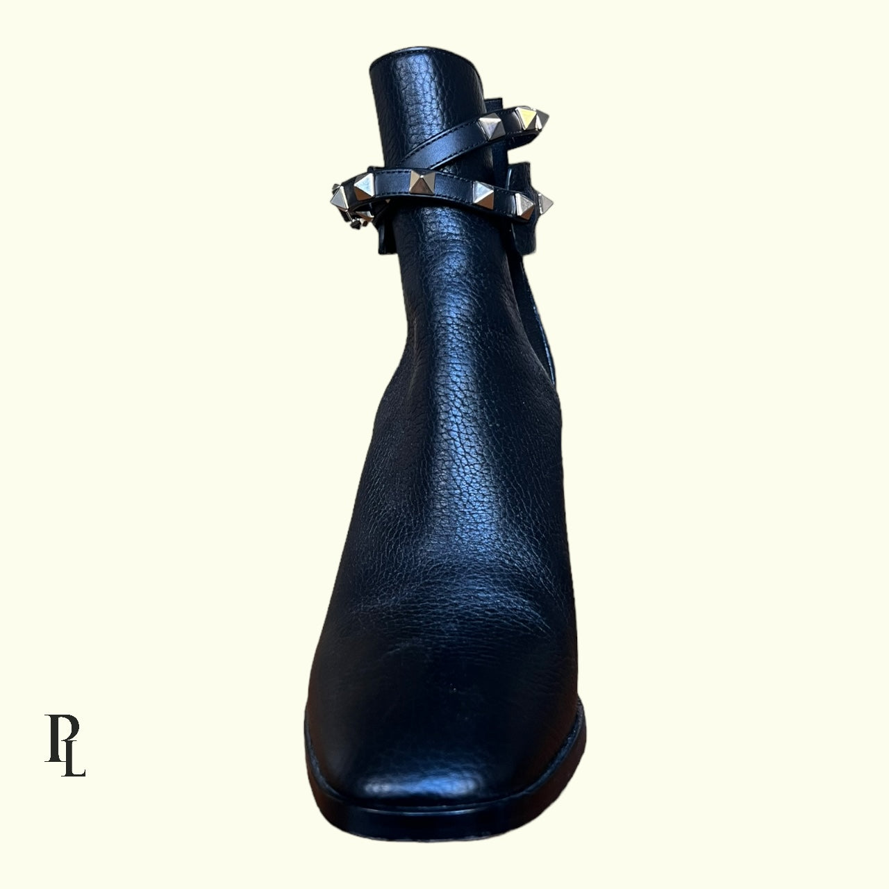 Valentino Giavanni Black Ankle Boots - Size EU38/UK5