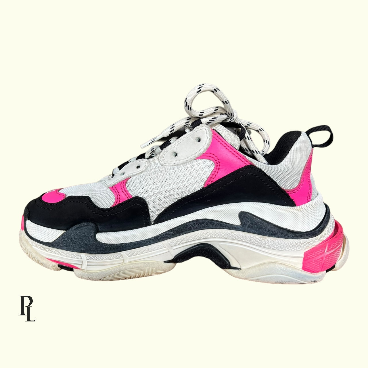 Balenciaga Triple S Pink/White/Black - UK5/EU38