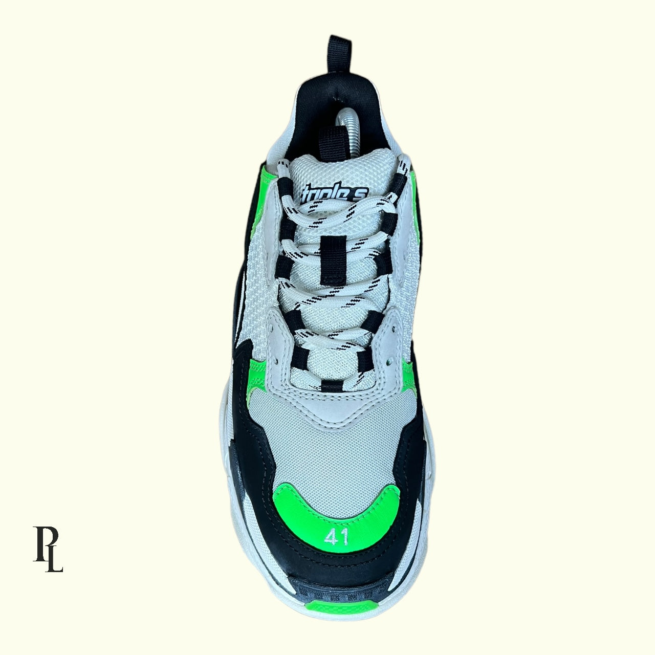 Balenciaga Triple S Green/White/Black - UK7/EU41