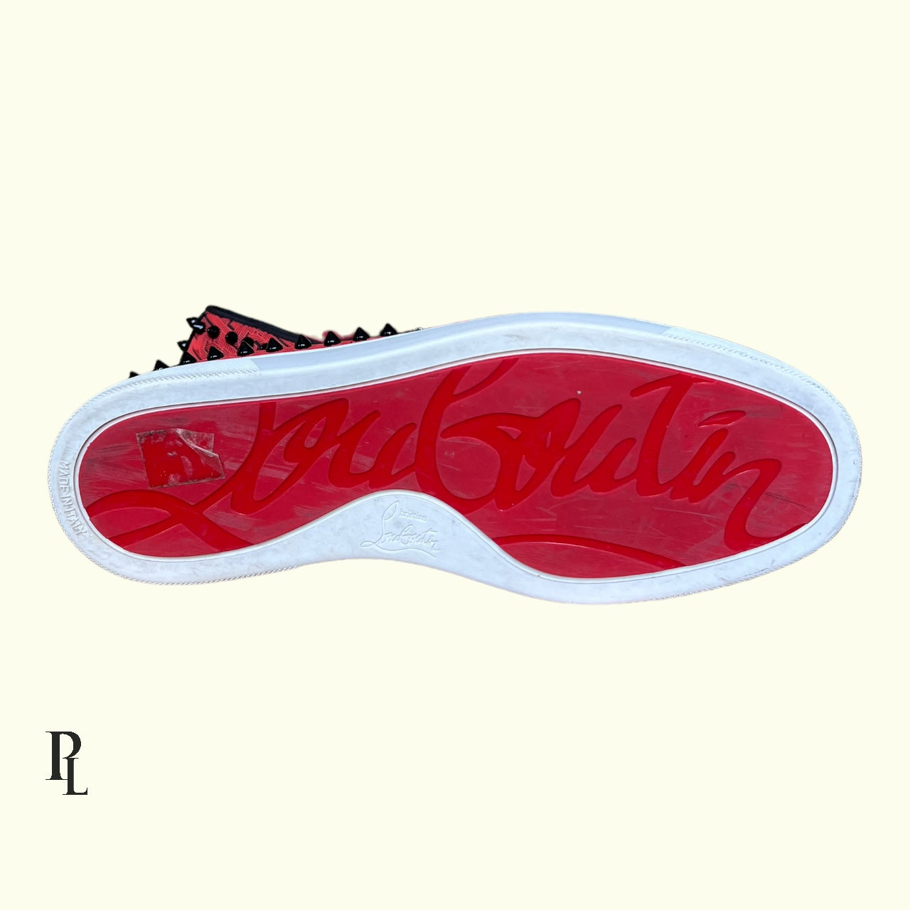 Christian Louboutin Red Loafers - Size UK8/EU42