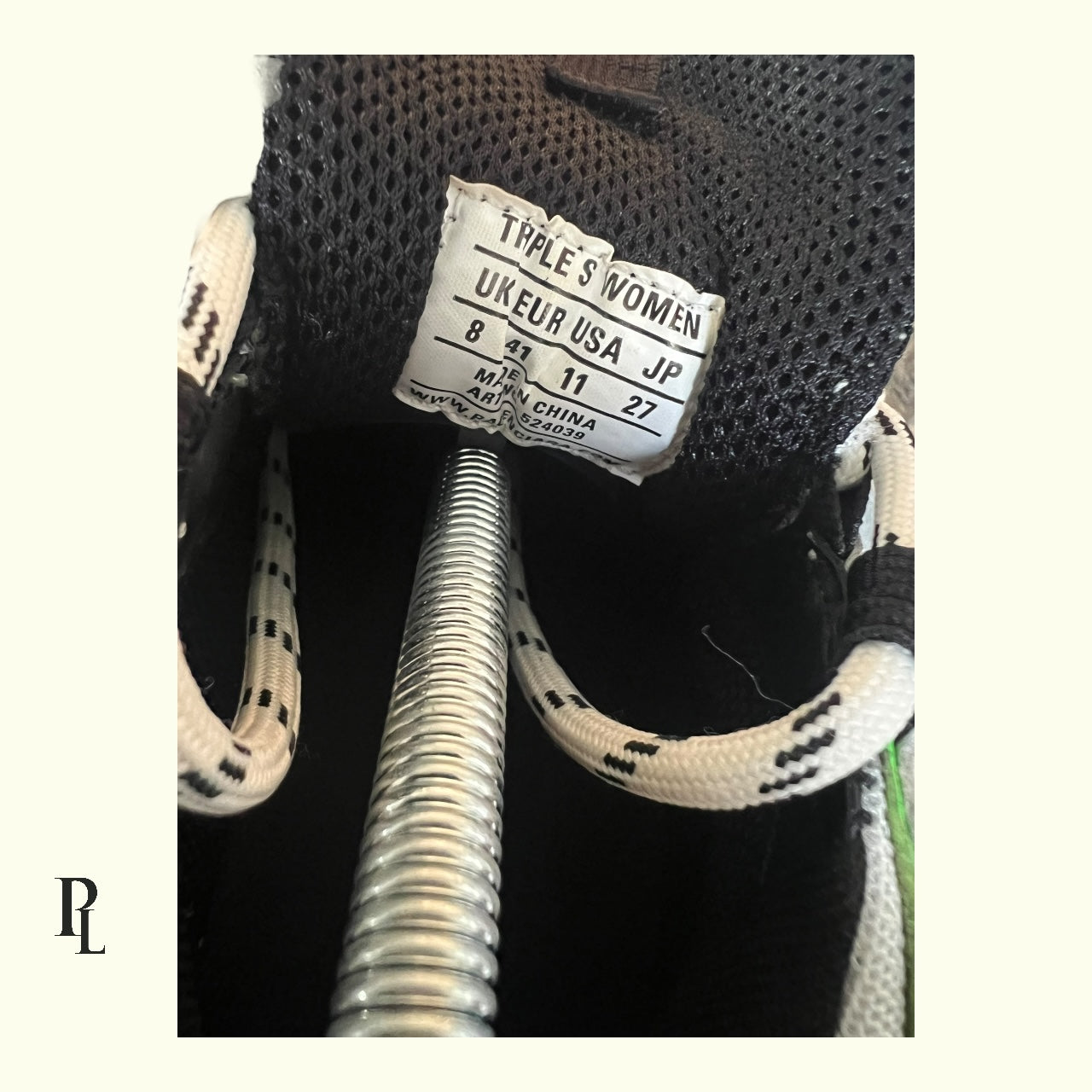 Balenciaga Triple S Green/White/Black - UK7/EU41