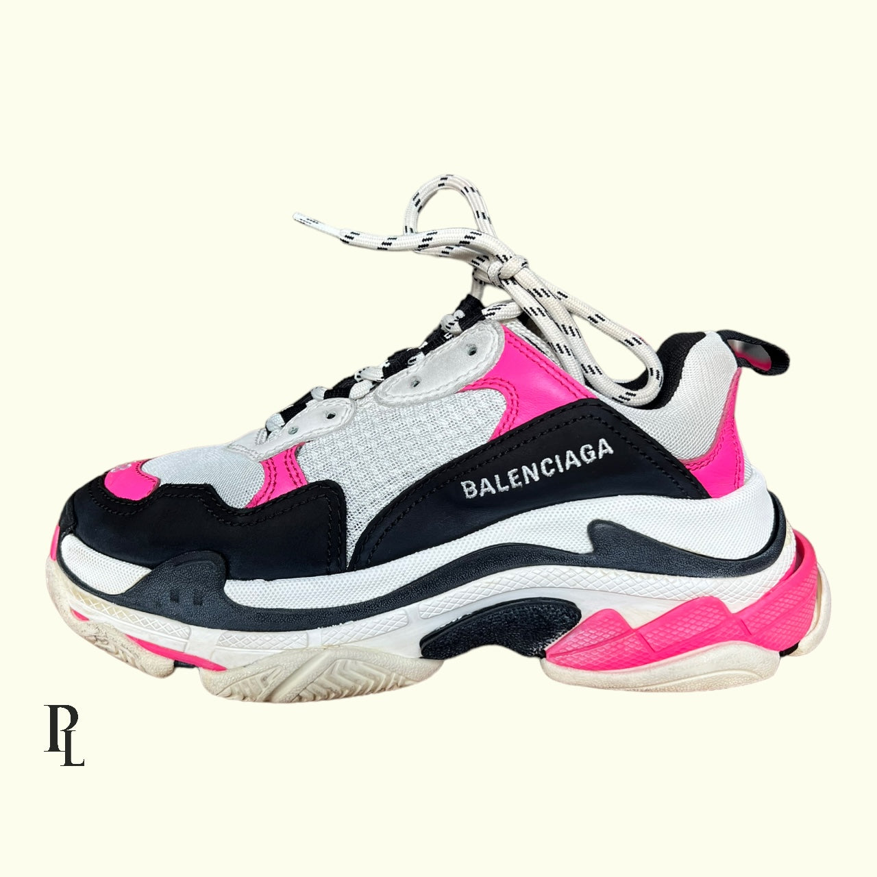 Balenciaga Triple S Pink/White/Black - UK5/EU38