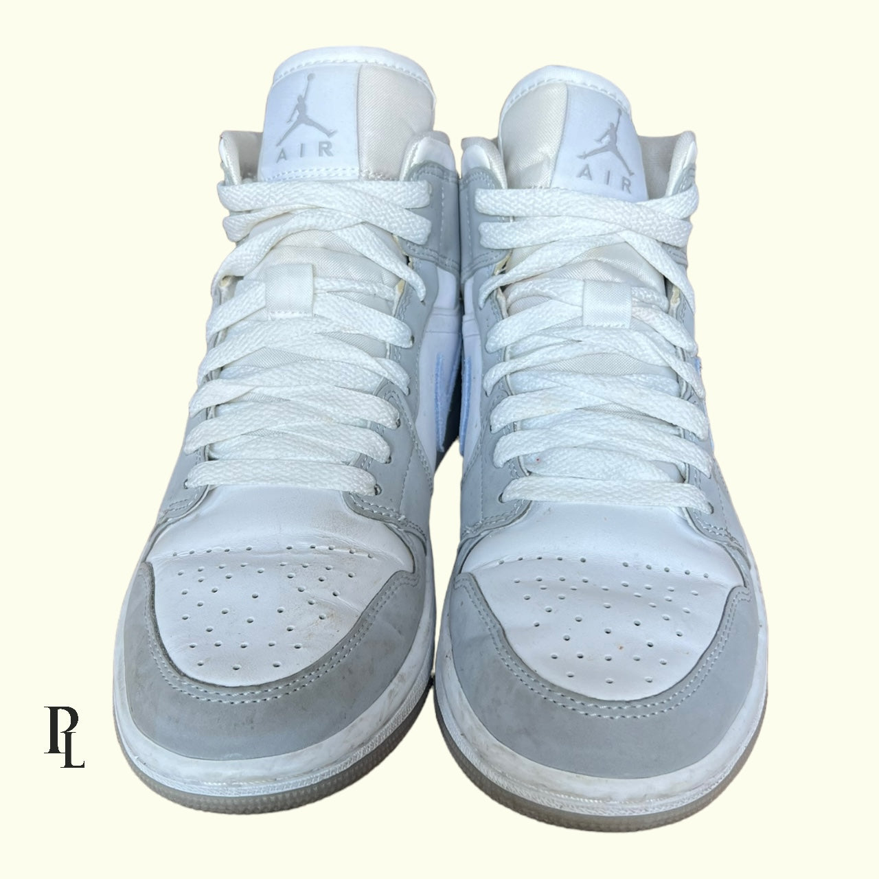 Jordan 1 Mid Grey Blue Womens UK4.5/EU38