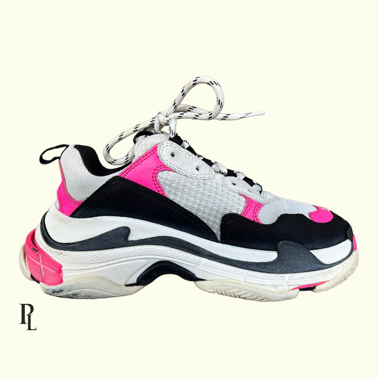 Balenciaga Triple S Pink/White/Black - UK5/EU38