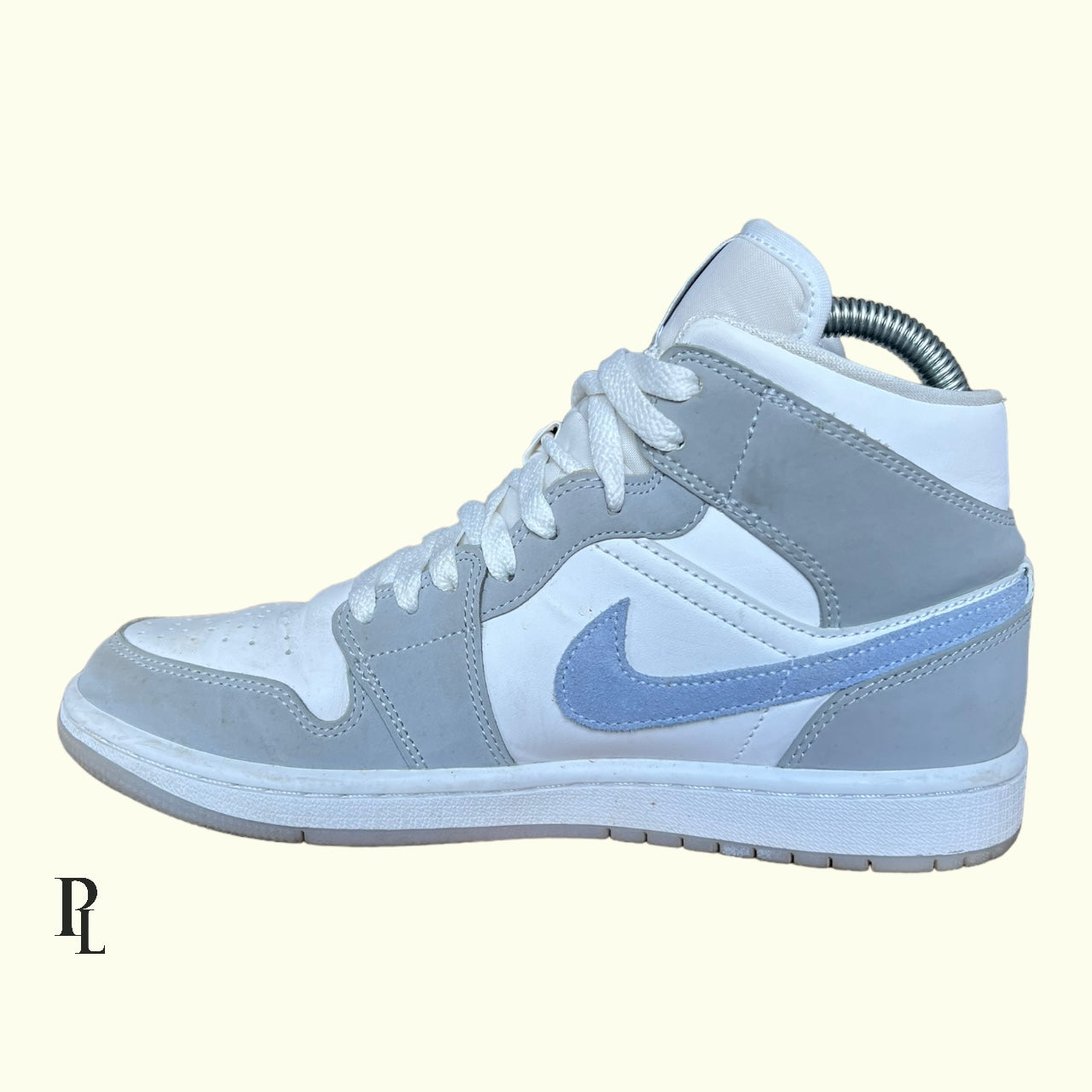 Jordan 1 Mid Grey Blue Womens UK4.5/EU38