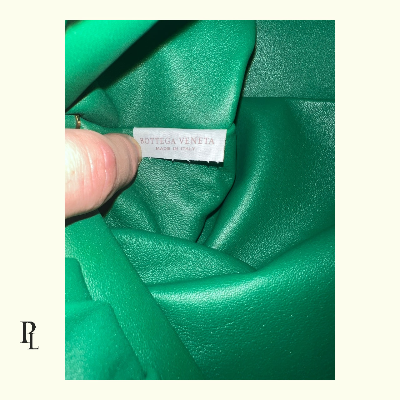 Bottega Veneta Pouch Chain Bag Green