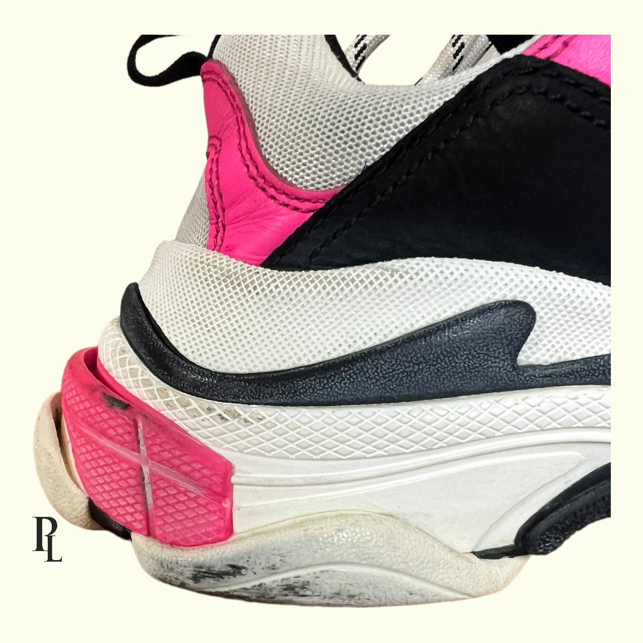 Balenciaga Triple S Pink/White/Black - UK5/EU38