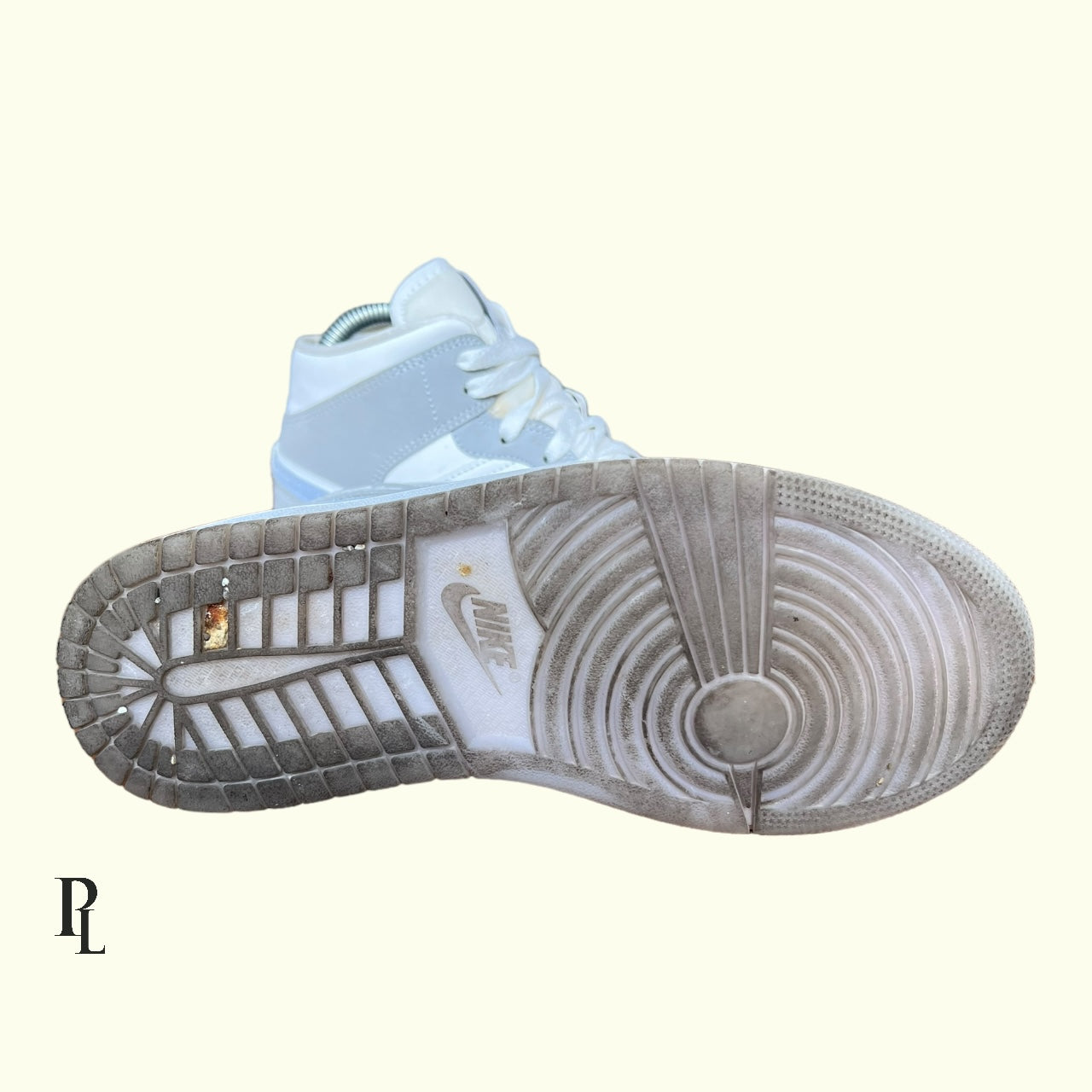 Jordan 1 Mid Grey Blue Womens UK4.5/EU38