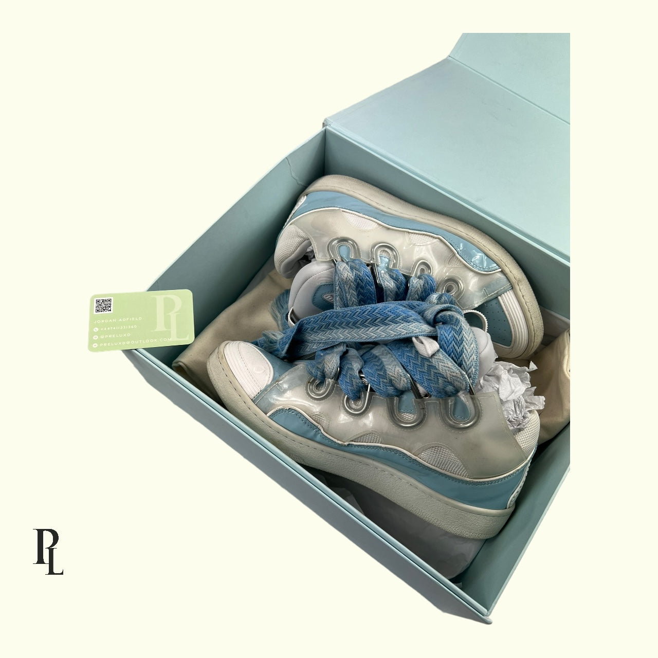 Lanvin Kurb Sneakers Blue - EU44/UK10