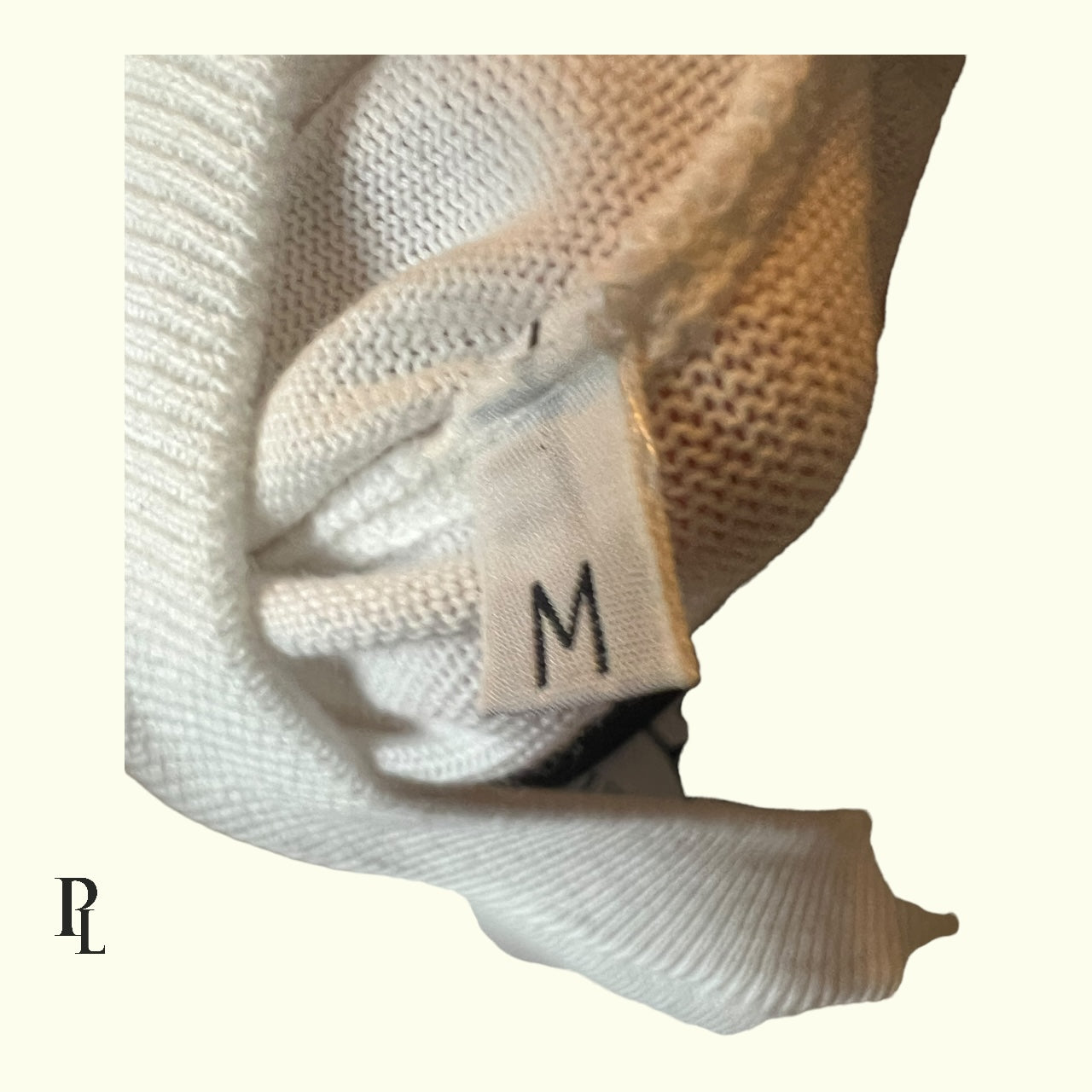 Moshino White Bear Long Sleeve T Shirt - Medium